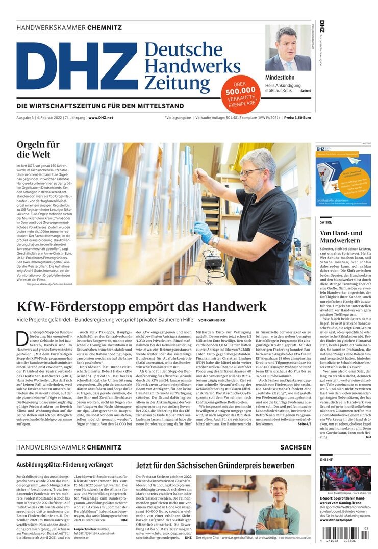 Deutsche Handwerks Zeitung 04.02.2022