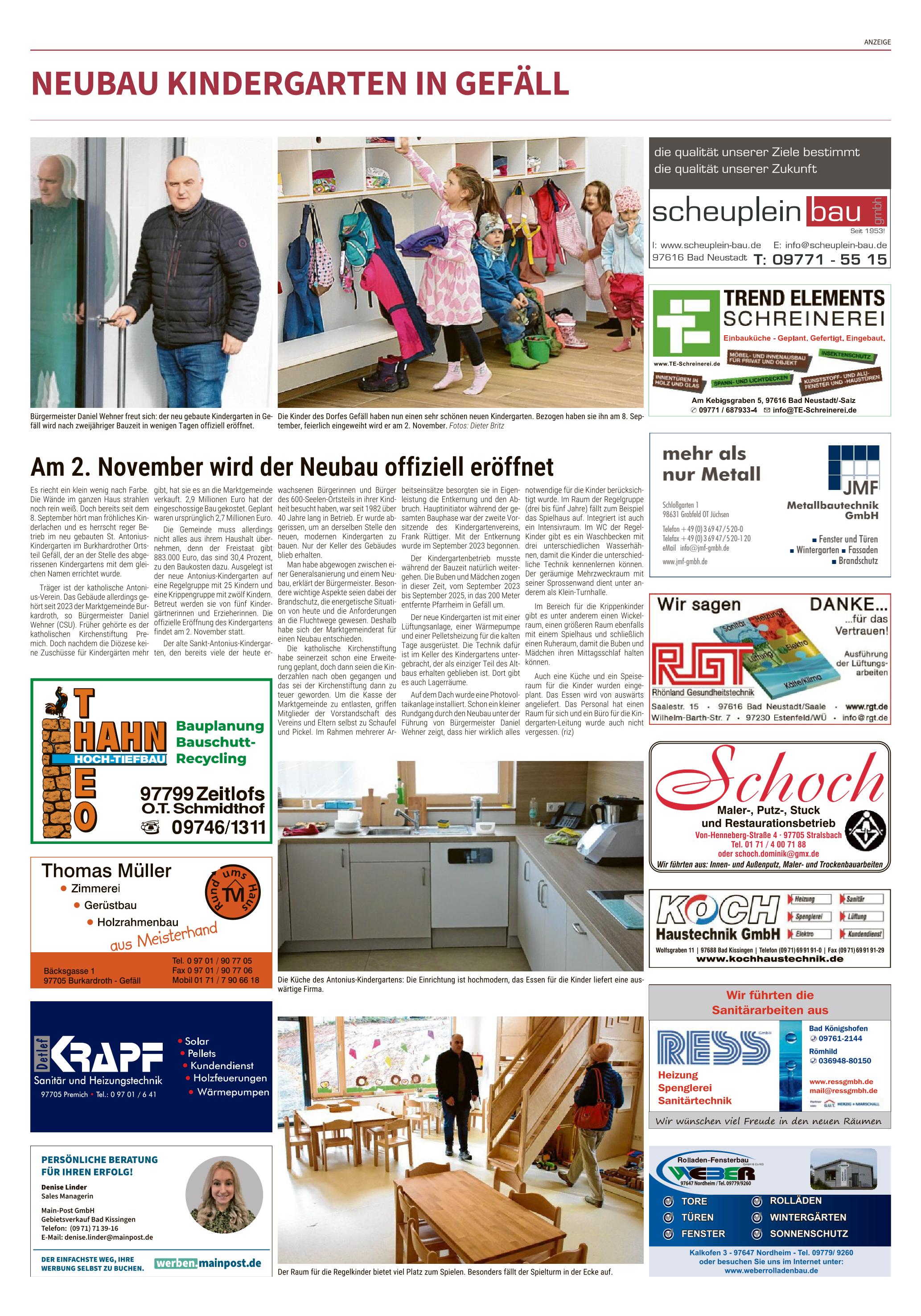 Kindergarten Gefäll